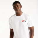 Мужская футболка New Balance Oval Badge MT6252JMWT - белая