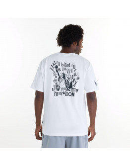Мужская футболка New Balance NYC Marathon Graphic MT6253IIWT - белая