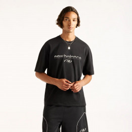 Мужская футболка New Balance Trackside MT6279IZBK - черная