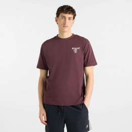 Мужская футболка New Balance Grab Bite London MT62B9LIYLR - бордовая