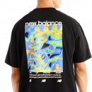 Мужская футболка New Balance Heat Map Forward Thinker MT62O0CVBK - черная
