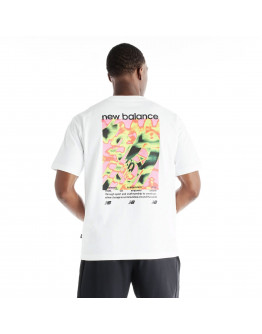 Мужская футболка New Balance Heat Map Forward Thinker MT62O0CVWT - белая