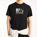 Мужская футболка New Balance Rectangle Relaxed MT62Q398BK - черная