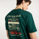 Мужская футболка New Balance Grab a Bite Boston MT62S7YPNOG - зеленая