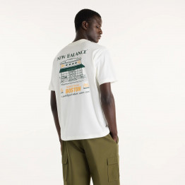 Мужская футболка New Balance Grab a Bite Boston MT62S7YPSST - белая