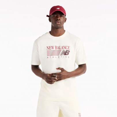 Мужская футболка New Balance Reimagined Graphic MT62U0E0AGA - бежевый