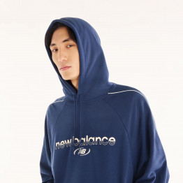 Мужская толстовка New Balance Trackside MT62W318NNY - темно-синяя