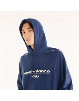 Мужская толстовка New Balance Trackside MT62W318NNY - темно-синяя