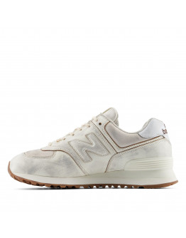 Женские кроссовки New Balance W574HF - бежевые