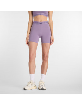 Женские шорты New Balance WB61E4GEAA5 - фиолетовые