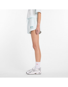 Женские шорты New Balance WB61Y80AAAW - голубые