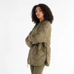 Куртка New Balance WJ43503DMO - зеленая