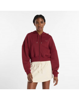 Женский свитшот New Balance WJ51506MHB - бордовый