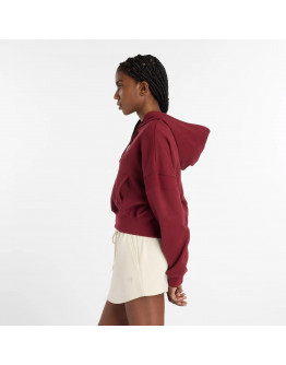 Женский свитшот New Balance WJ51506MHB - бордовый