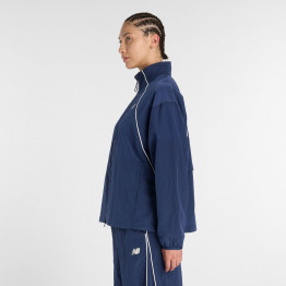 Женская куртка New Balance WJ6113KSNNY - темно-синяя