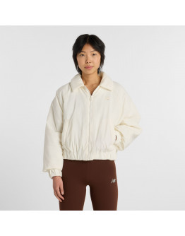 Женская куртка New Balance WJ61D8YXSST - бежевый