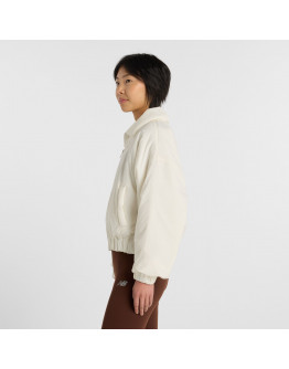 Женская куртка New Balance WJ61D8YXSST - бежевый