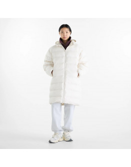 Женская куртка New Balance Boston Long Puffer WJ62Y0KBLIN - бежевый