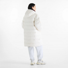 Женская куртка New Balance Boston Long Puffer WJ62Y0KBLIN - бежевый