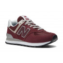 Кроссовки New Balance WL574EVM - бордовые