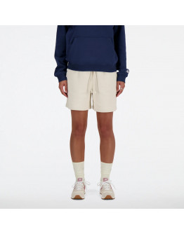 Женские шорты New Balance WS41508LIN - бежевые