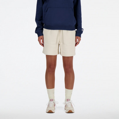 Женские шорты New Balance WS41508LIN - бежевые