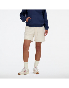 Женские шорты New Balance WS41508LIN - бежевые