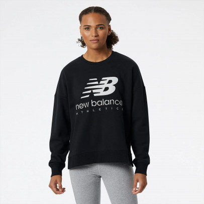 Толстовка New Balance WT21500BK - черная