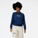 Толстовка New Balance WT31557NNY - темно-синяя