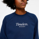 Толстовка New Balance WT31557NNY - темно-синяя