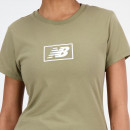 Футболка New Balance WT33515CGN - зеленая