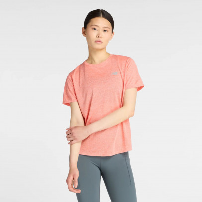 Женская футболка New Balance WT41253FLE - оранжевая