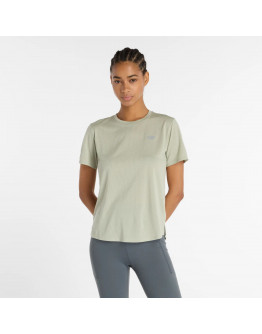 Женская футболка New Balance WT41253GSH - зеленая