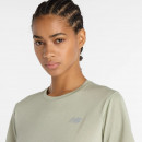 Женская футболка New Balance WT41253GSH - зеленая