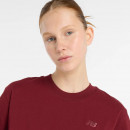 Женская футболка New Balance WT41501MHB - бордовая