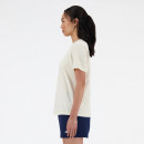 Женская футболка New Balance WT41509LIN - бежевый