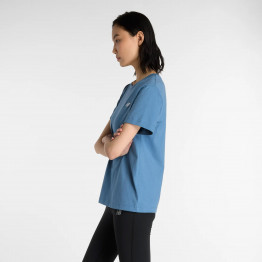 Женская футболка New Balance WT41509SRU - синяя