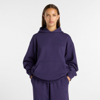 Женская толстовка New Balance WT41537BOY - фиолетовая