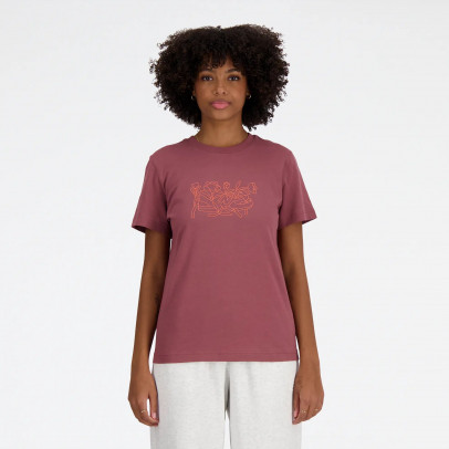 Футболка New Balance WT41912WAD - розовая