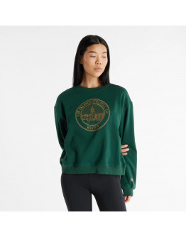 Толстовка New Balance WT43553NWG - зеленая