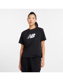 Женская футболка New Balance WT43583BK - черная
