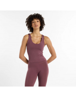 Футболка New Balance WT51150FDP - бордовая