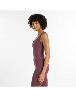 Футболка New Balance WT51150FDP - бордовая