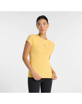 Футболка New Balance WT51223CEE - жёлтая
