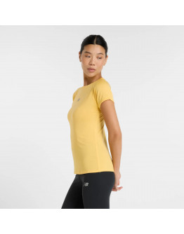 Футболка New Balance WT51223CEE - жёлтая