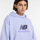 Женская толстовка New Balance WT51501DYK - фиолетовая