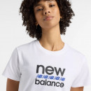 Женская футболка New Balance WT51540WT - белая