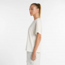 Женская футболка New Balance WT51541SST - бежевый