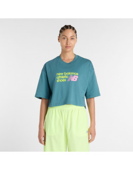 Женская футболка New Balance WT51908AAZ - синяя