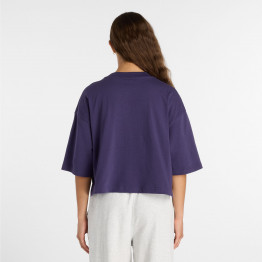 Женская футболка New Balance WT51908BOY - фиолетовая